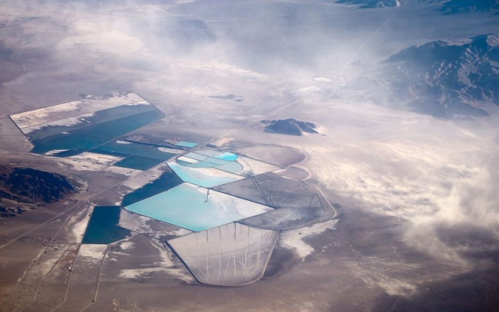 aerial view of the rockwood lithium mine 